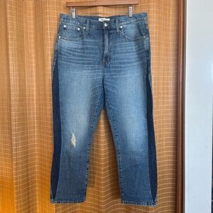 NWOT Madewell high rise slim boy jean